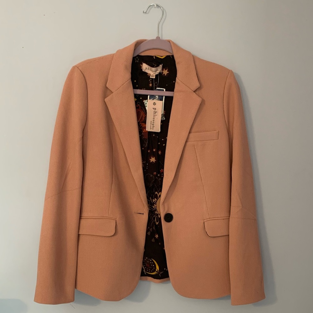 Women’s Philosophy Blazer- Tea Rose
